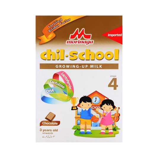 MORINAGA BF-CHIL SCHOOL GROWING FORMULA STAGE 4 CHOCOLATE 600GM - Nazar Jan's Supermarket