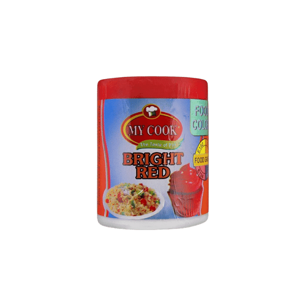 MY COOK BRIGHT RED FOOD COLOR 25GM - Nazar Jan's Supermarket