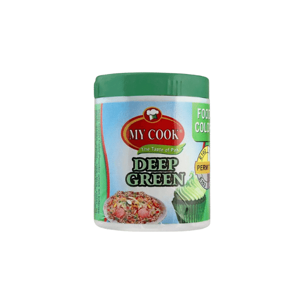 MY COOK DEEP GREEN FOOD COLOR 25GM - Nazar Jan's Supermarket