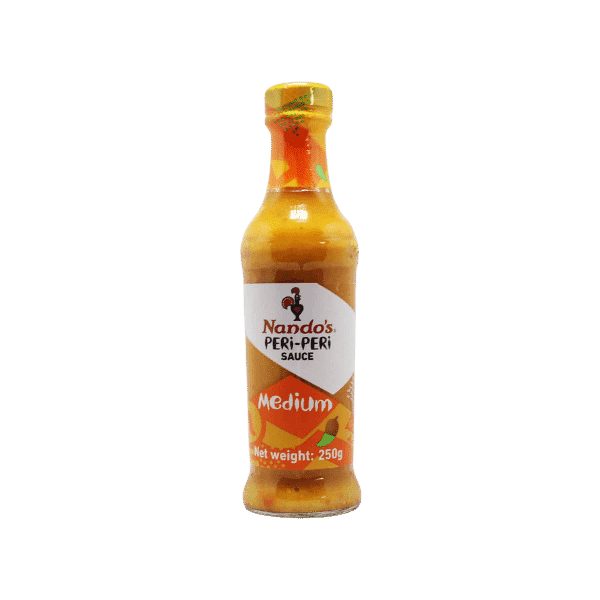 NANDOS PERI PERI MEDIUM SAUCE 250GM - Nazar Jan's Supermarket