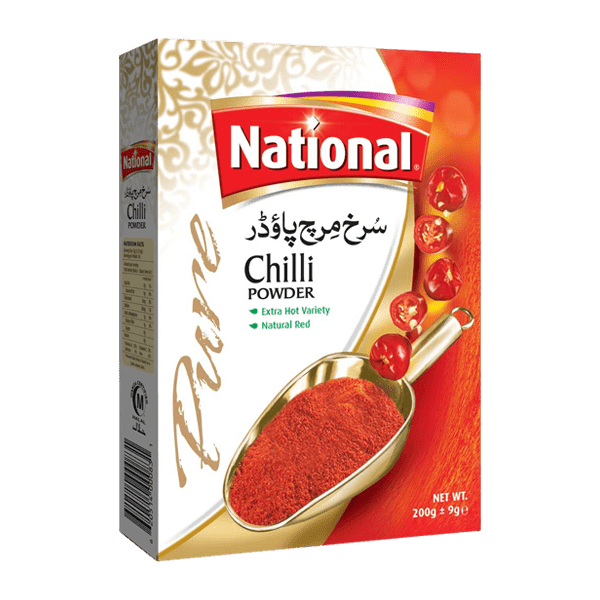 NATIONAL CHILLI POWDER 200GM - Nazar Jan's Supermarket