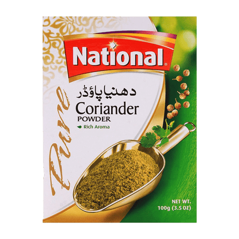 NATIONAL CORIANDER POWDER 100G - Nazar Jan's Supermarket