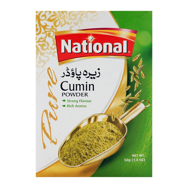NATIONAL CUMIN POWDER 50G - Nazar Jan's Supermarket