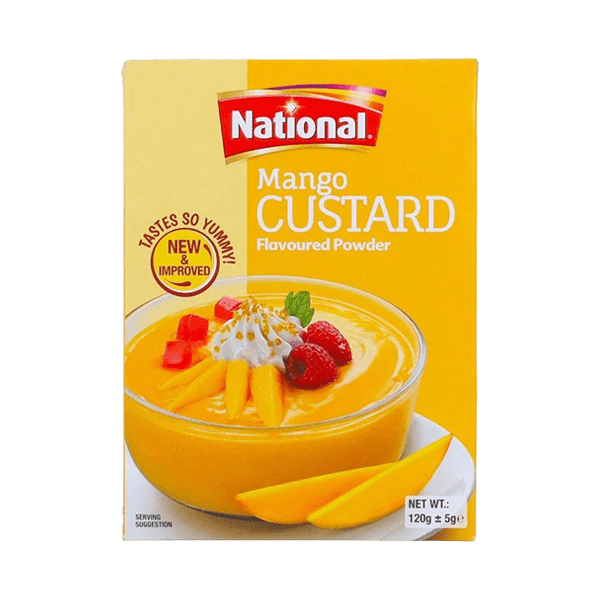 NATIONAL MANGO CUSTARD POWDER 120GM - Nazar Jan's Supermarket