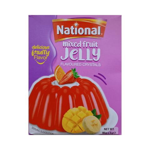 NATIONAL MIX FRUIT JELLY 80GM - Nazar Jan's Supermarket