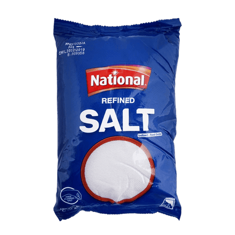NATIONAL REFINED SALT 800GM - Nazar Jan's Supermarket