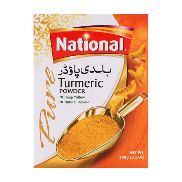 NATIONAL TURMERIC POWDER 100G - Nazar Jan's Supermarket