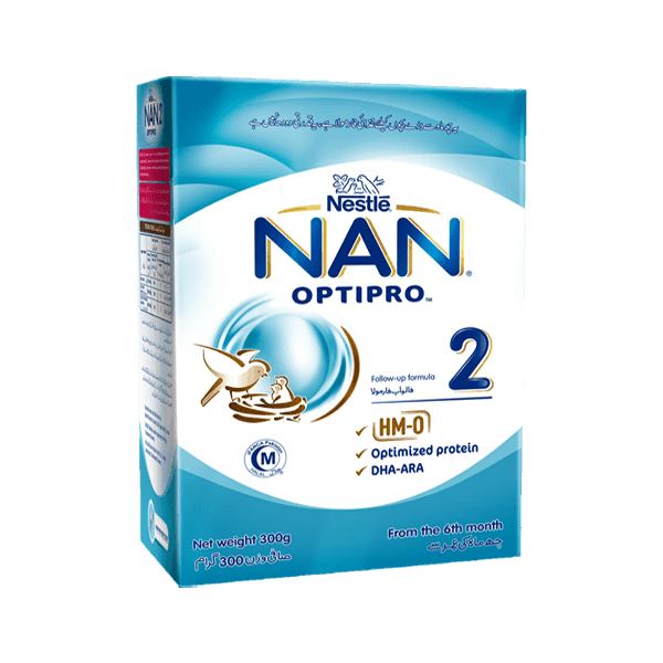 NESTLE NAN OPTIPRO 2 (FOLLOW-UP FORMULA) 300GM - Nazar Jan's Supermarket