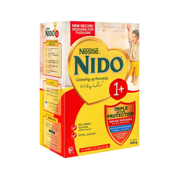 NESTLE NIDO 1+ GROWING-UP FORMULA 900G - Nazar Jan's Supermarket