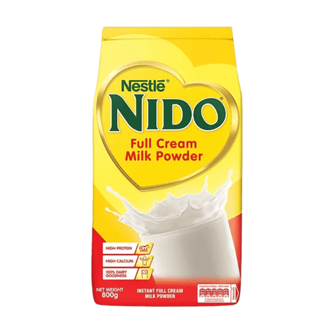 NESTLE NIDO FULL CREAM MILK POWDER 800G - Nazar Jan's Supermarket