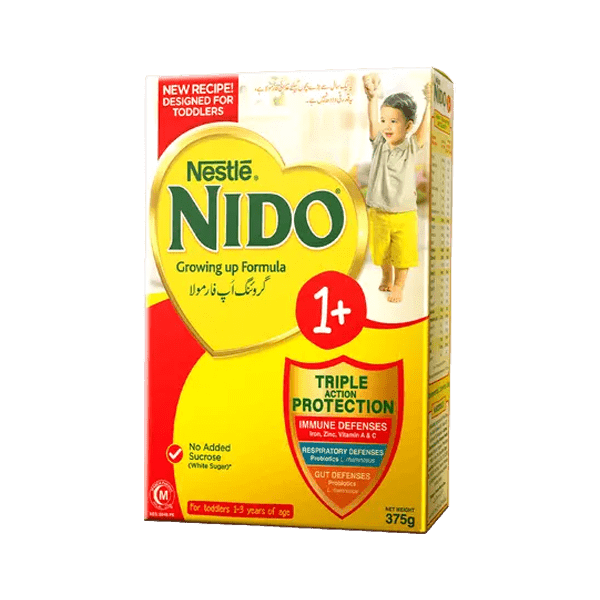 NESTLE NIDO GROWING UP FORMULA 1+ 375G - Nazar Jan's Supermarket