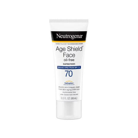 NEUTROGENA AGE SHIELD FACE 70SPF SUN SCREEN 88ML - Nazar Jan's Supermarket