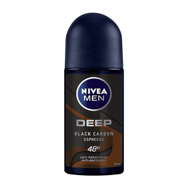 NIVEA MEN DEEP BLACK CARBON ESPRESSO ROLL ON 50ML - Nazar Jan's Supermarket