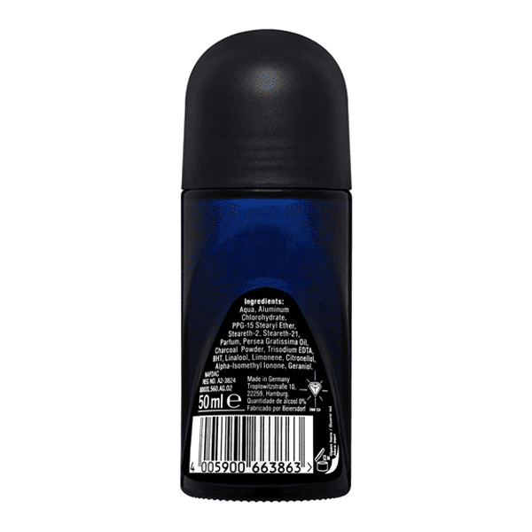 NIVEA MEN DEEP DRY & CLEAN ROLL ON 50ML - Nazar Jan's Supermarket