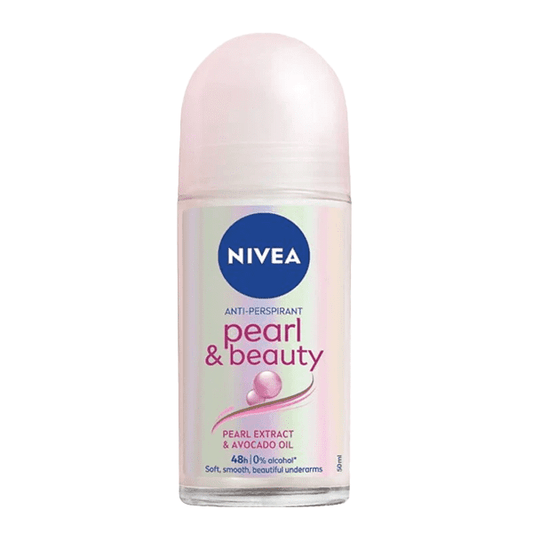 NIVEA PEARL & BEAUTY DEODORANT ROLL ON 50ML - Nazar Jan's Supermarket