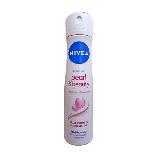 NIVEA PEARL & BEAUTY DEODORANT UNDERARMS SPRAY 90ML - Nazar Jan's Supermarket