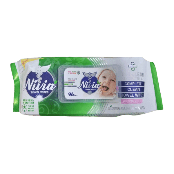 NIVIA WATERLILY TOWEL WIPES 96PCS - Nazar Jan's Supermarket