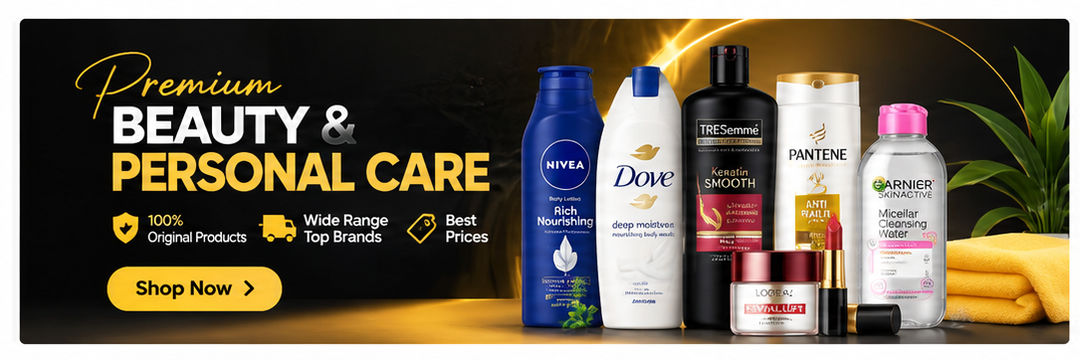 Nazar Jan's beauty promotional banner