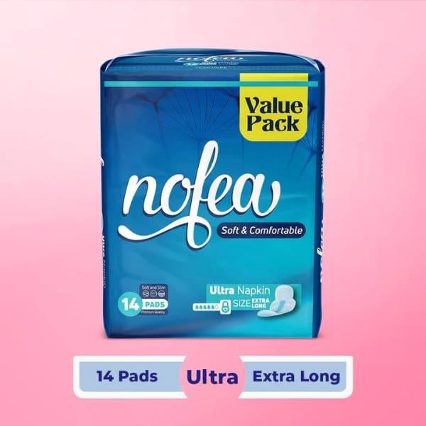 NOFEA ULTRA EXTRA LONG 14 PADS - Nazar Jan's Supermarket