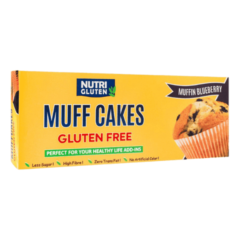 NUTRI GLUTEN FREE MUFF CAKE BLUEBERRY 100GM - Nazar Jan's Supermarket