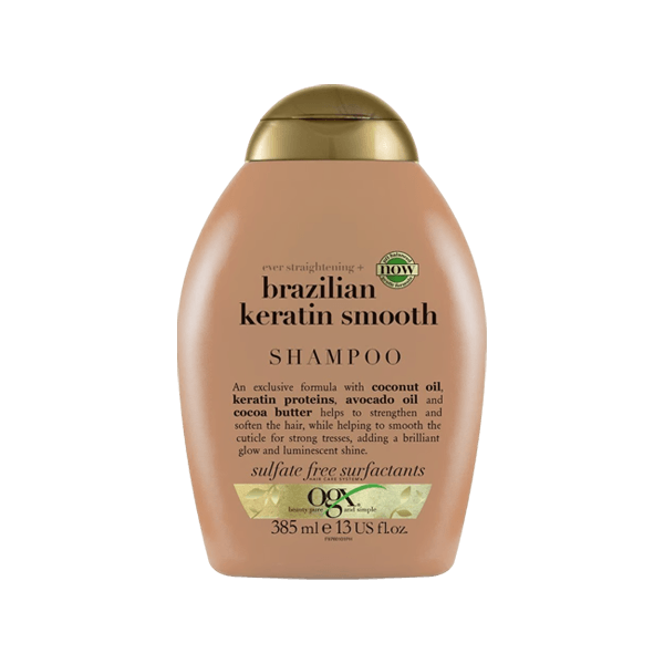 OGX BRAZILIAN KERATIN SMOOTH SHAMPOO 385ML - Nazar Jan's Supermarket