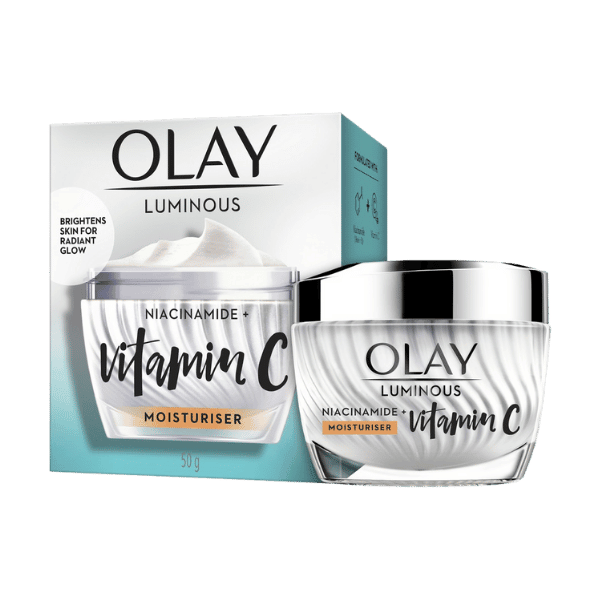 Olay Luminous Niacinamide+Vitamin C Moisturiser Cream 50g - Nazar Jan's Supermarket