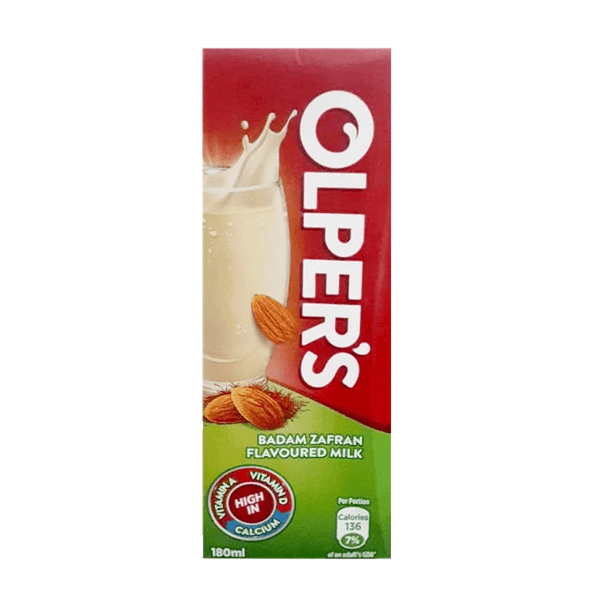 OLPERS BADAM ZAFRAN FLAVORED MILK 180ML - Nazar Jan's Supermarket