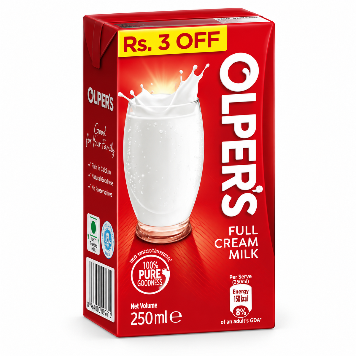 OLPERS FULL CREAM MILK 250ML