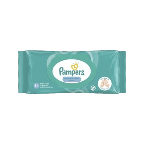 PAMPERS BABY WET WIPES 64PCS - Nazar Jan's Supermarket