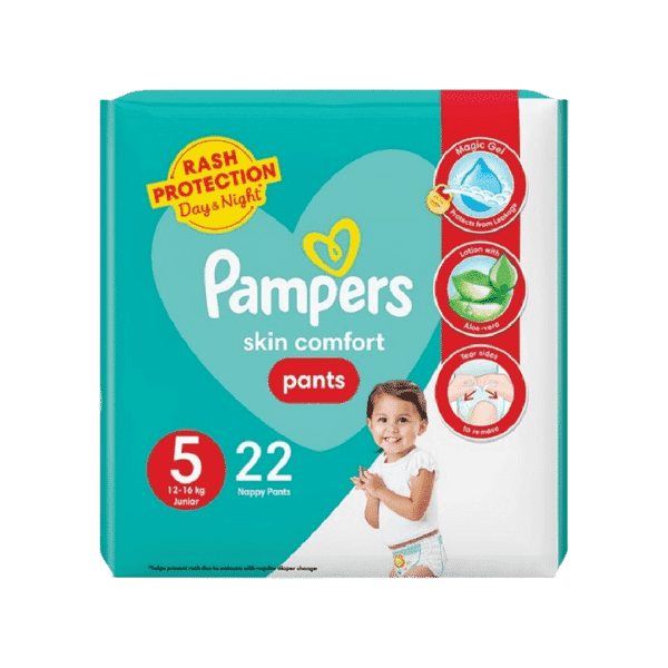PAMPERS PANTS JUNIOR 5 22 PANTS - Nazar Jan's Supermarket