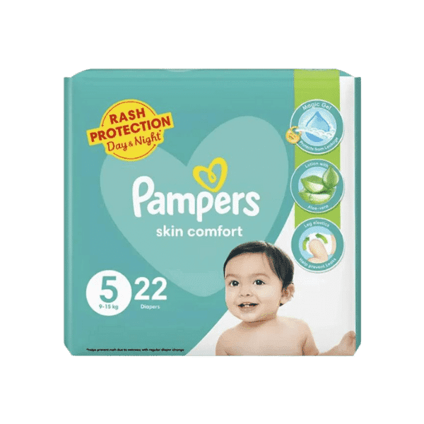 PAMPERS PANTS SKIN COMFORT SIZE 5 - 22 DIAPERS - Nazar Jan's Supermarket