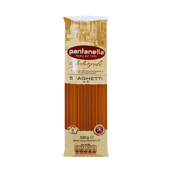 PANTANELLA WHOLE WHEAT SPAGHETTI PASTA NO. 5, 500G - Nazar Jan's Supermarket