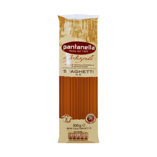 PANTANELLA WHOLE WHEAT SPAGHETTI PASTA NO. 5, 500G - Nazar Jan's Supermarket