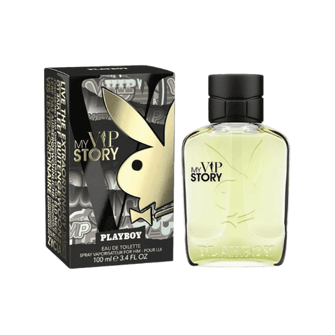 PLAYBOY MY VIP STORY TOILETTE SPRAY FOR MEN 3.4FL OZ 100ML - Nazar Jan's Supermarket