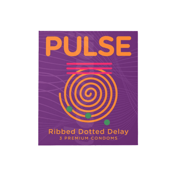 PULSE RIBBED DOTTED DELAY CONDOMS 3PCS - Nazar Jan's Supermarket