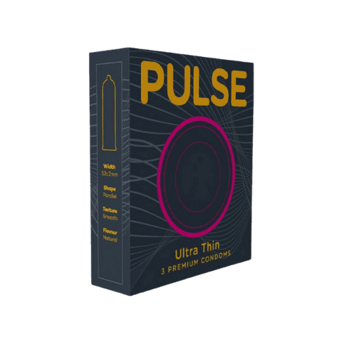 PULSE ULTRA THIN CONDOMS 3PCS - Nazar Jan's Supermarket