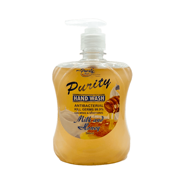 PURITY MILK & HONEY ANTIBACTERIAL HAND WASH 500ML - Nazar Jan's Supermarket