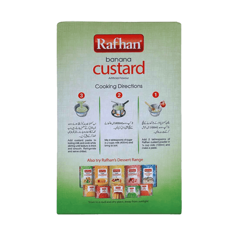 RAFHAN BANANA CUSTARD 275GM - Nazar Jan's Supermarket