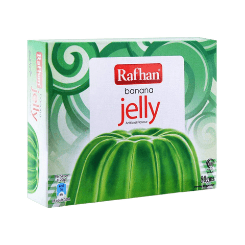 RAFHAN BANANA JELLY POWDER 80GM - Nazar Jan's Supermarket