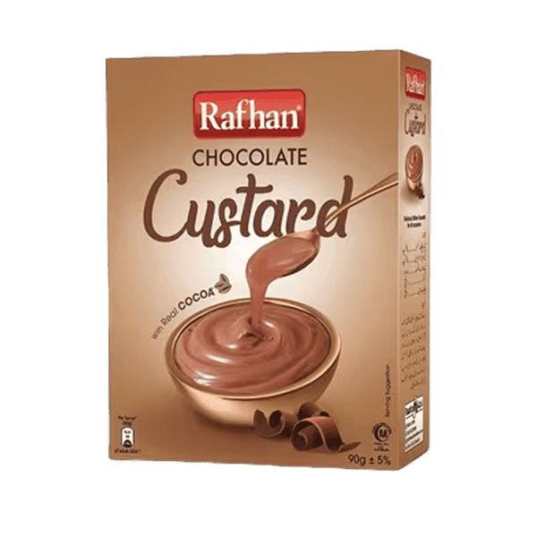 RAFHAN CHOCOLATE CUSTARD 90GM - Nazar Jan's Supermarket