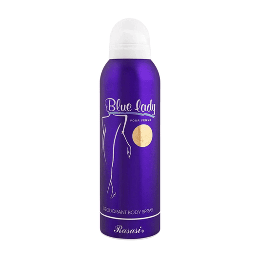 RASASI BLUE LADY DEODORANT BODY SPRAY 200ML - Nazar Jan's Supermarket