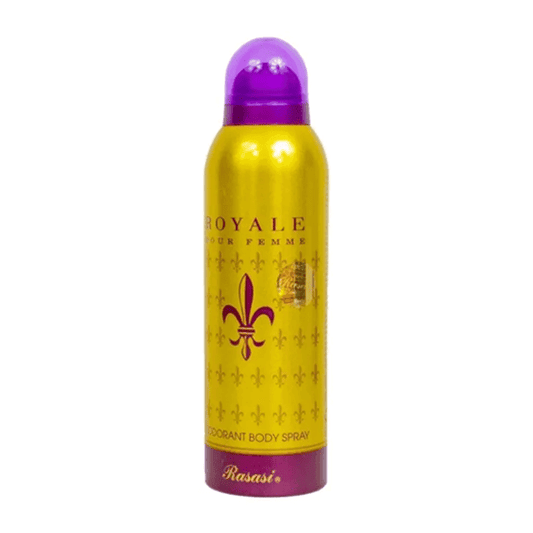 RASASI ROYALE POUR FEMME DEODORANT BODY SPRAY 200ML - Nazar Jan's Supermarket