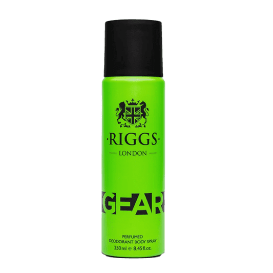 RIGGS LONDON GEAR DEODORANT BODY SPRAY 200ML - Nazar Jan's Supermarket