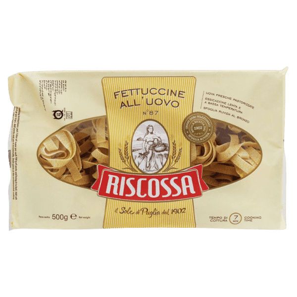 RISCOSSA FETTUCCINE ALL UOVO 500G - Nazar Jan's Supermarket