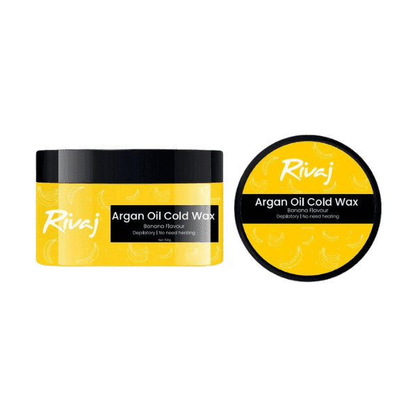 RIVAJ ARGAN OIL BANANA EXTRACT COLD WAX 200GM - Nazar Jan's Supermarket