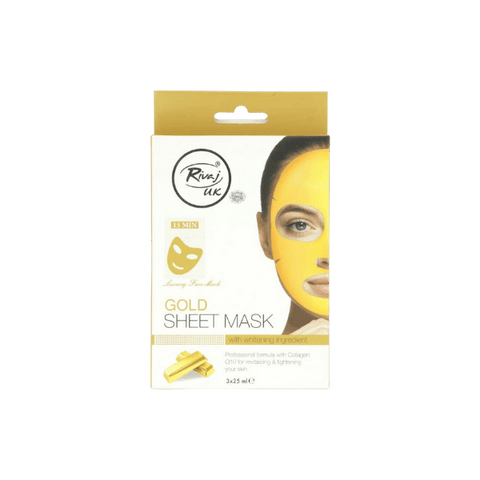 RIVAJ GOLD FACIAL SHEET MASK 3PCS - Nazar Jan's Supermarket