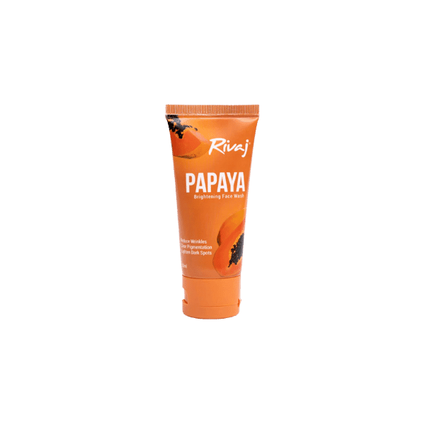 RIVAJ UK PAPAYA BRIGHTENING FACE WASH 50ML - Nazar Jan's Supermarket
