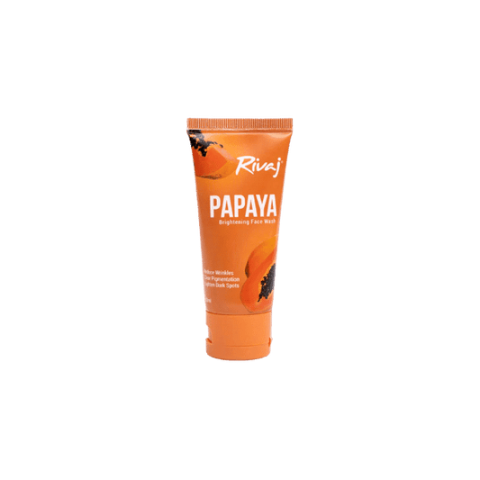 RIVAJ UK PAPAYA BRIGHTENING FACE WASH 50ML - Nazar Jan's Supermarket
