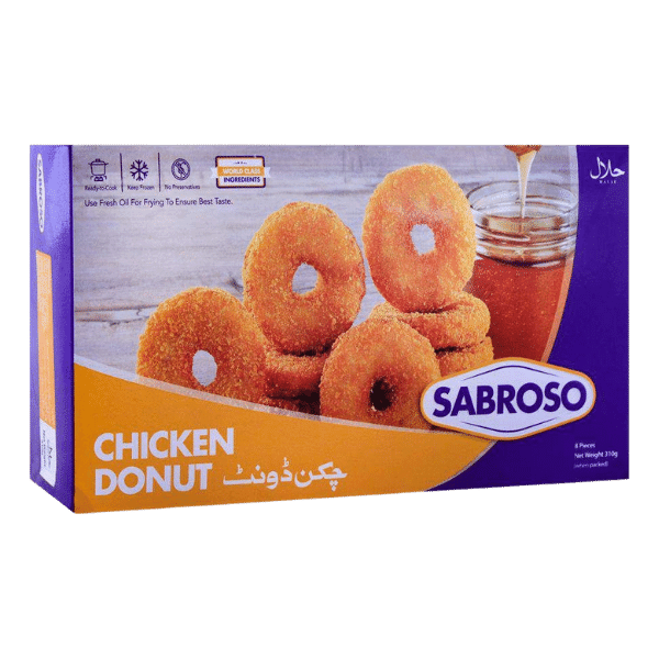 SABROSO CHICKEN DONUT 8PC 310GM - Nazar Jan's Supermarket