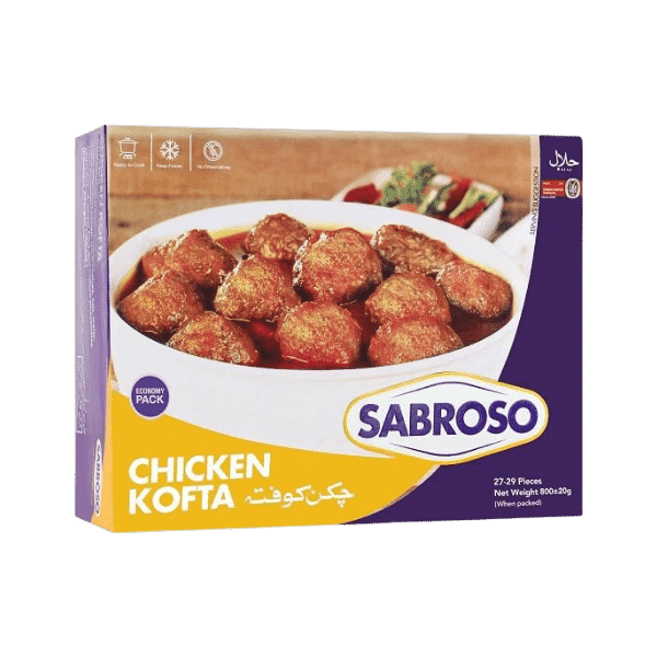 SABROSO CHICKEN KOFTA ECONOMY PACK 27-29PCS 800G - Nazar Jan's Supermarket